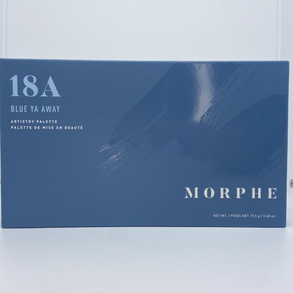 Morphe 18A‎ Blue Ya Away Eyeshadow Artistry Palette w/ Free Morphe Makeup Bag - Picture 11 of 16